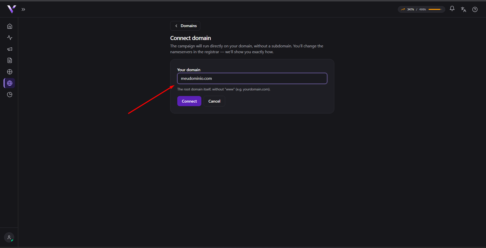 Domain connect