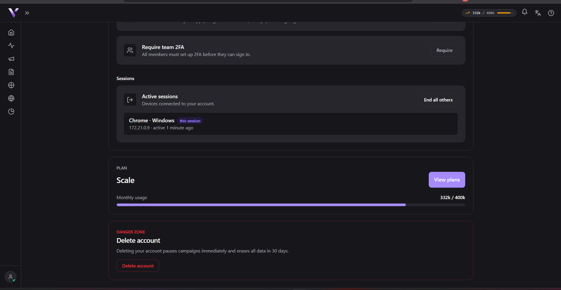 Settings c