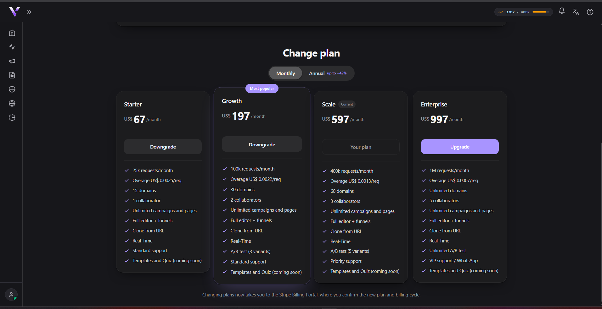 Plans change